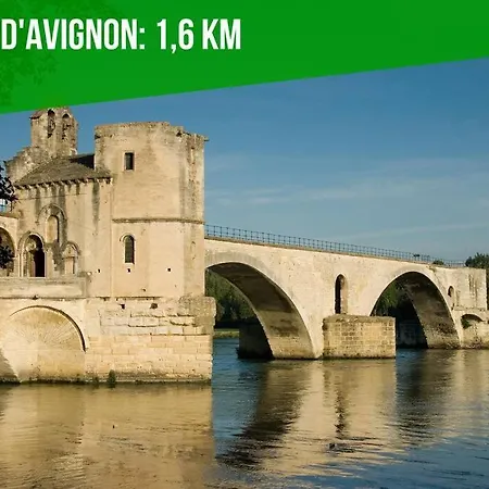 La Glycine - Parking Gratuit - Ac Clim - Cour Prive - * Villeneuve-les-Avignon